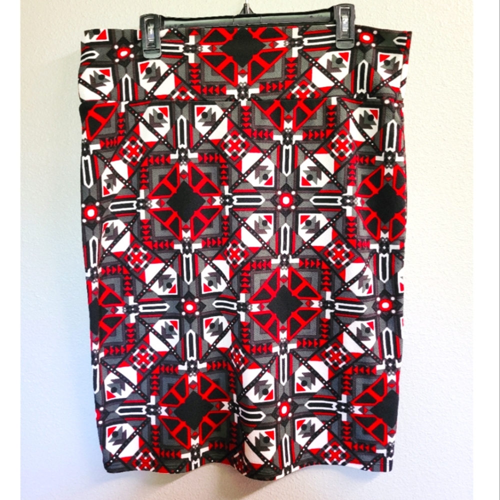 Lularoe Aztec Tribal Geometric Cassie Skirt